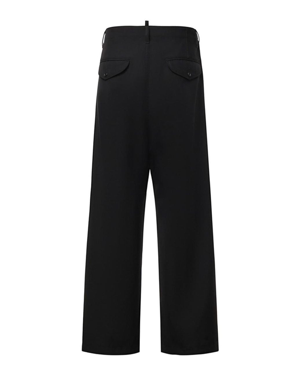 DSquared² Black Wool Trousers for men