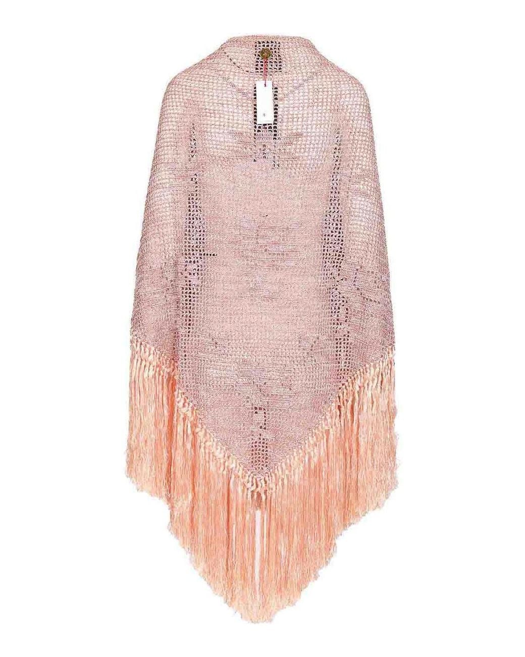 Étole Chiara Is en coloris Pink