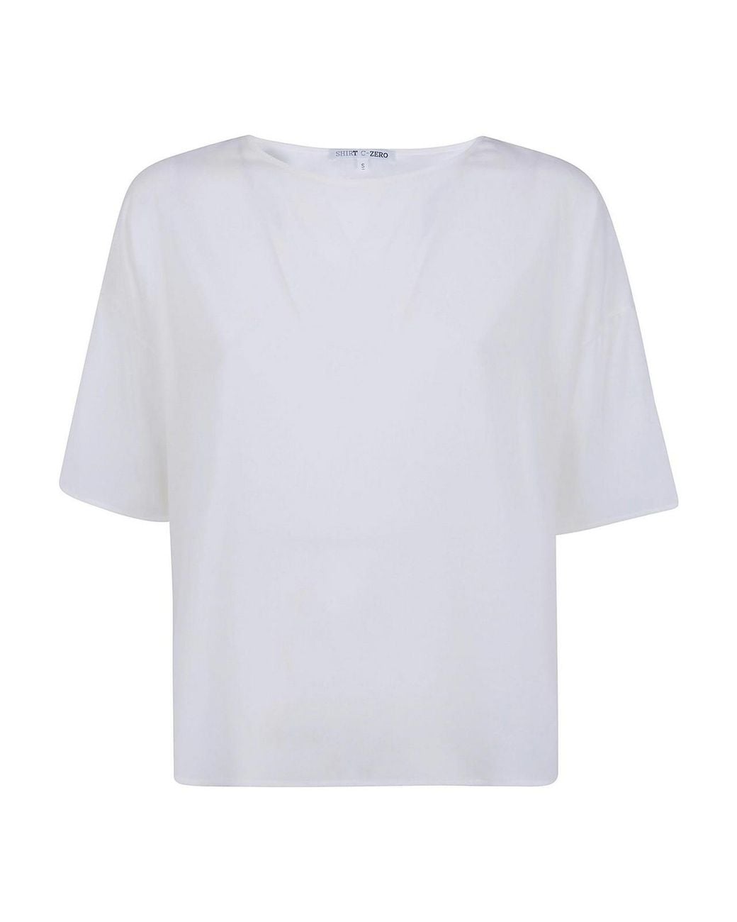 Shirt C-zero White 3/4 Sleeves Squared Fit T-Shirt