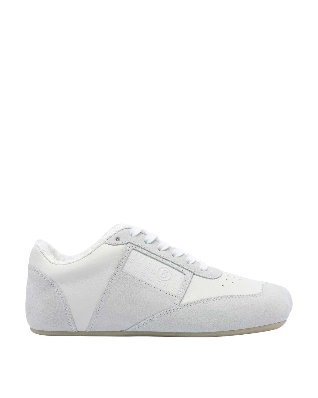 MM6 by Maison Margiela White Anatomic Sneakers