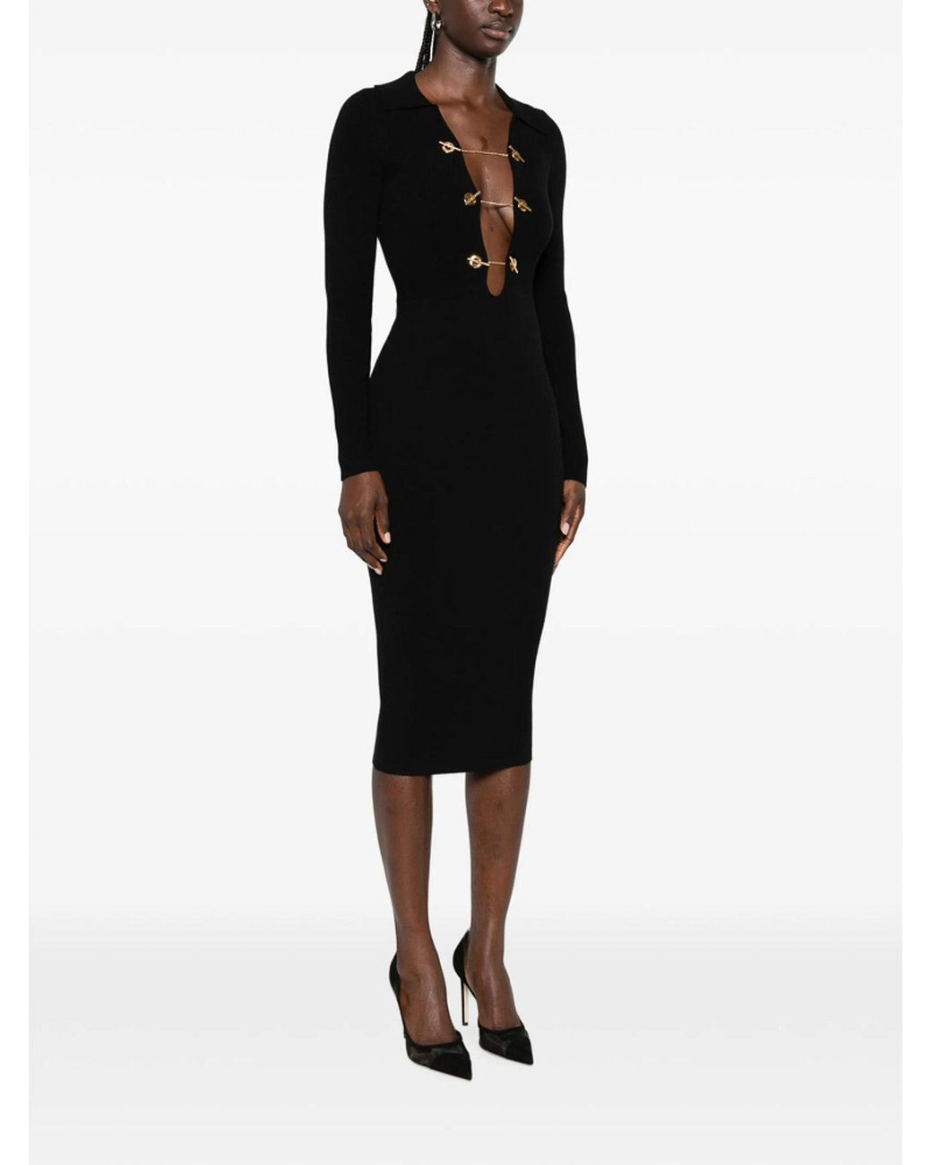 Elisabetta Franchi Black Dress