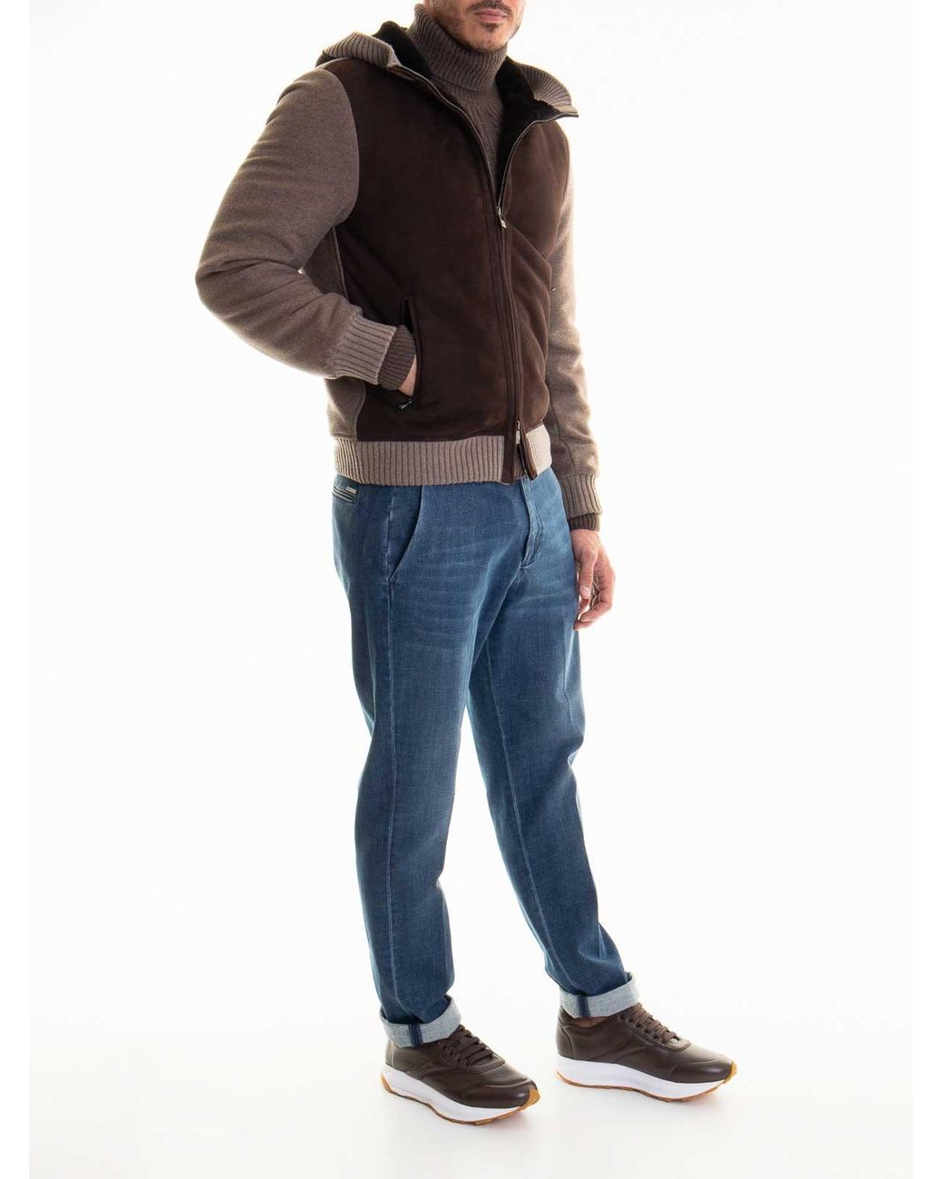 Corneliani Brown Jacket for men