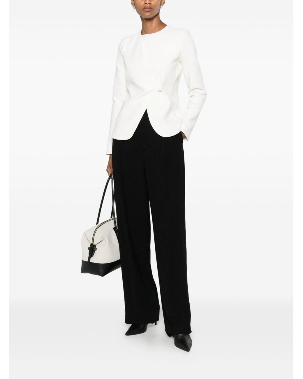 Emporio Armani White Cotton Jacket
