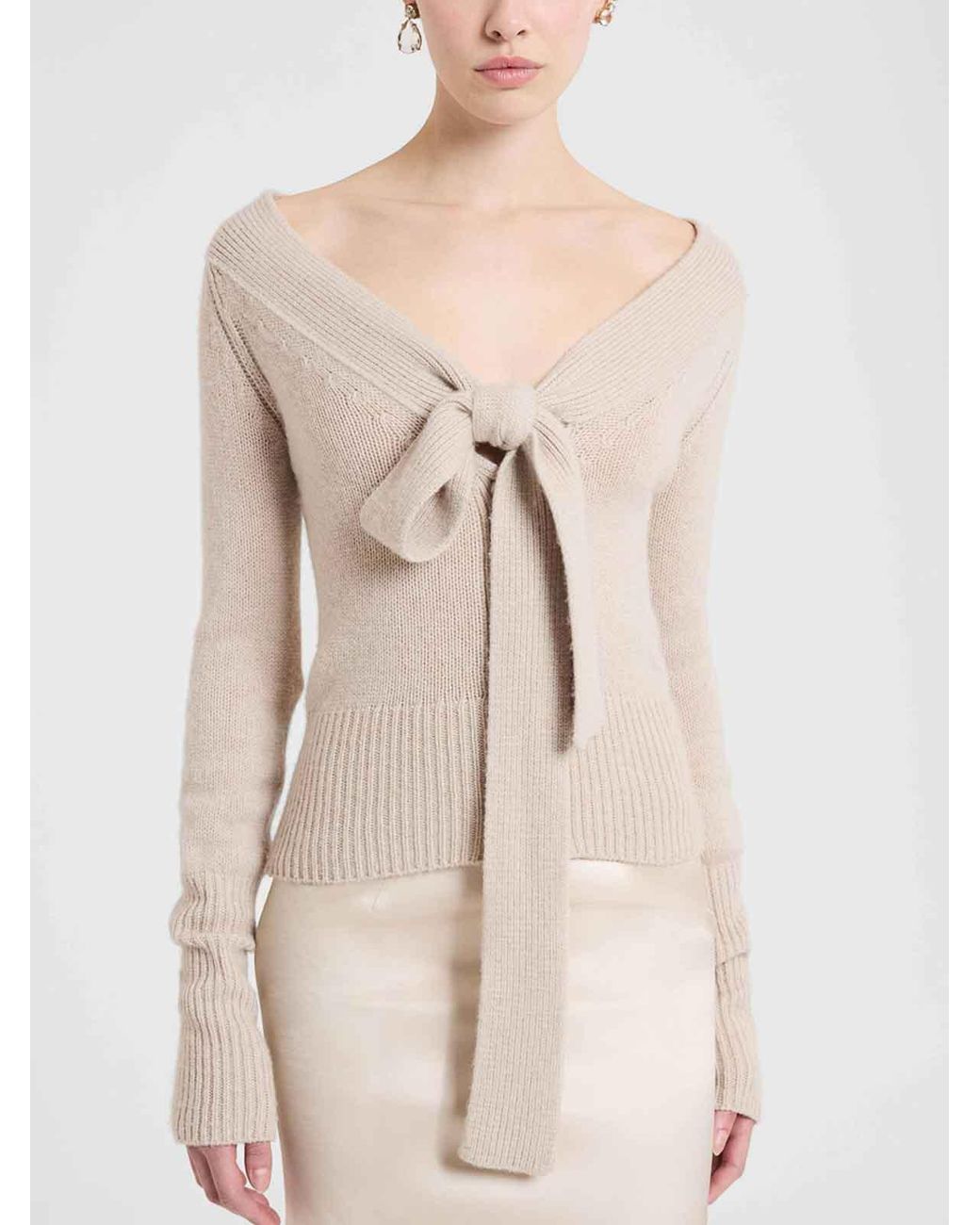 Ermanno Scervino Natural Cardigan