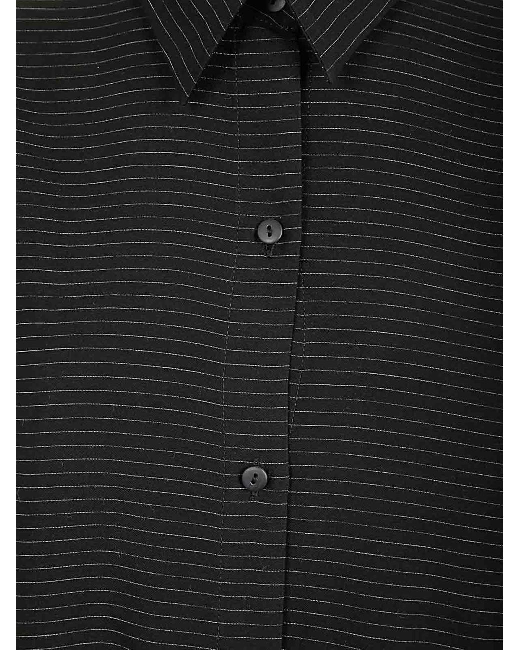 Maria Calderara Black Shirt Dress