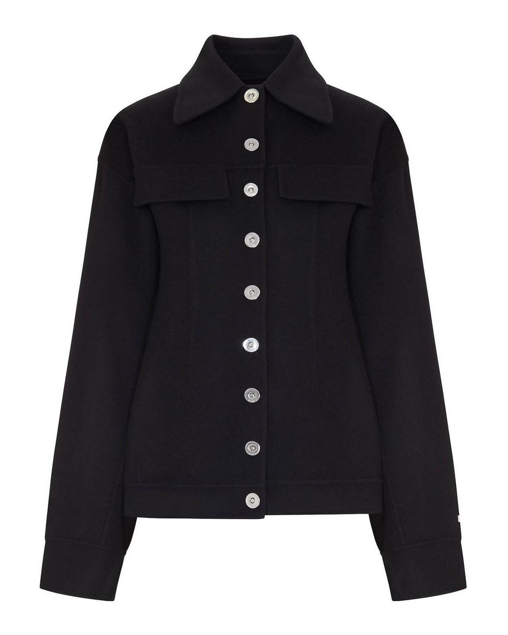 Sportmax Black Shaped Overshirt