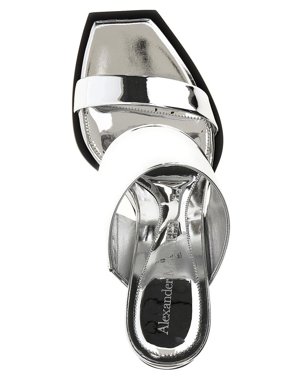 McQueen White Sandals