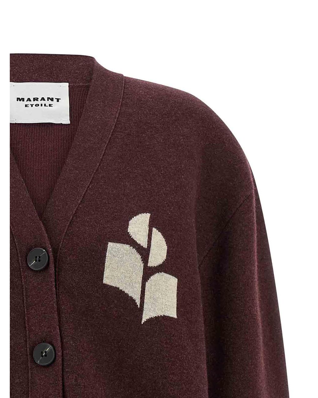 Isabel Marant Purple Norton Cardigan
