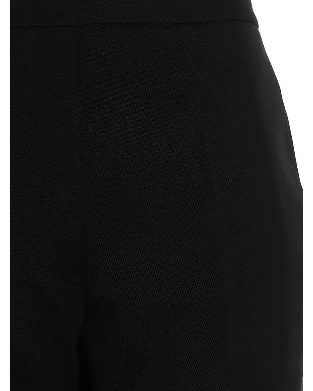 Jil Sander Black Wool Trousers