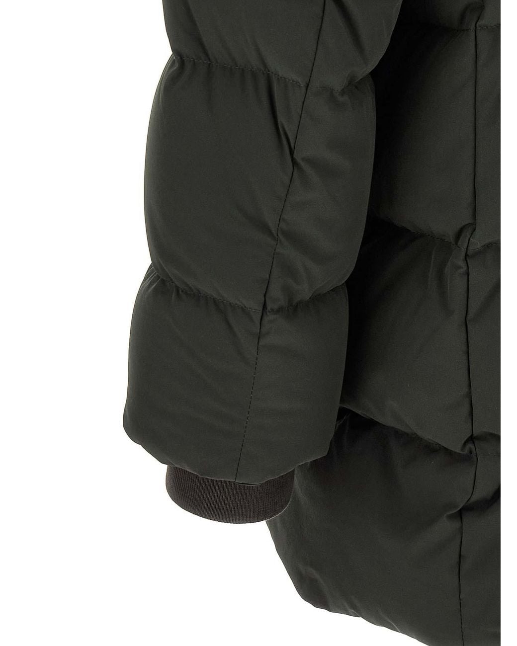 Moorer Black Gorner-Kn' Down Jacket for men