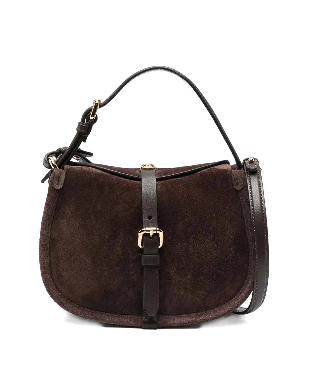 Etro Black Pony S Suede Crossbody Bag
