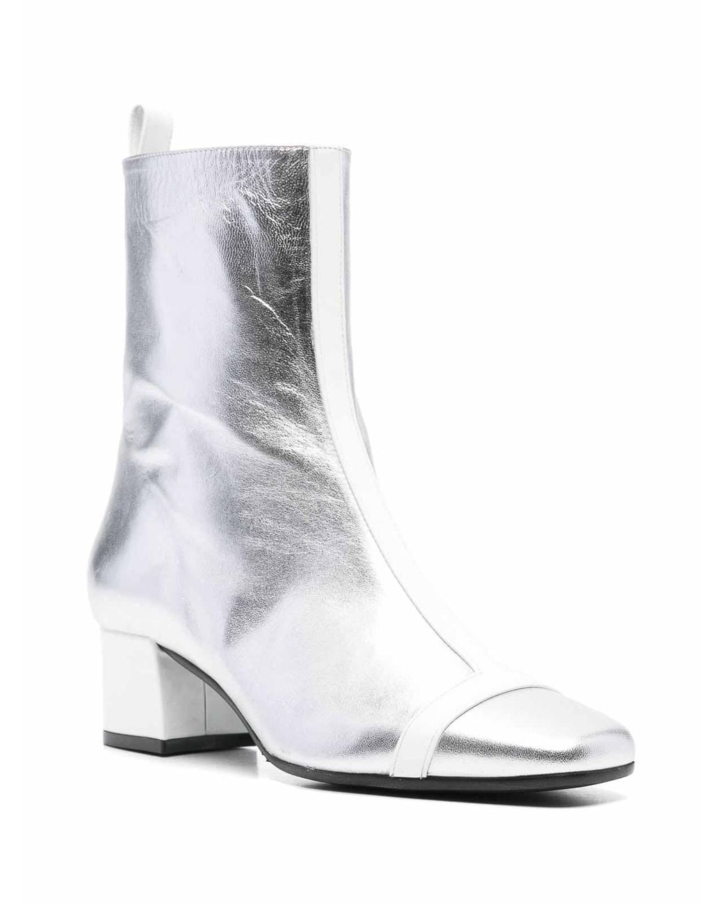 CAREL PARIS White Audrey 25 Anckle Boots