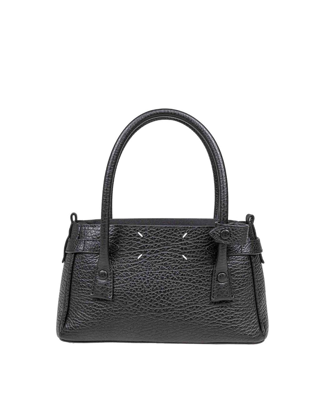 Maison Margiela Black Leather Handbag