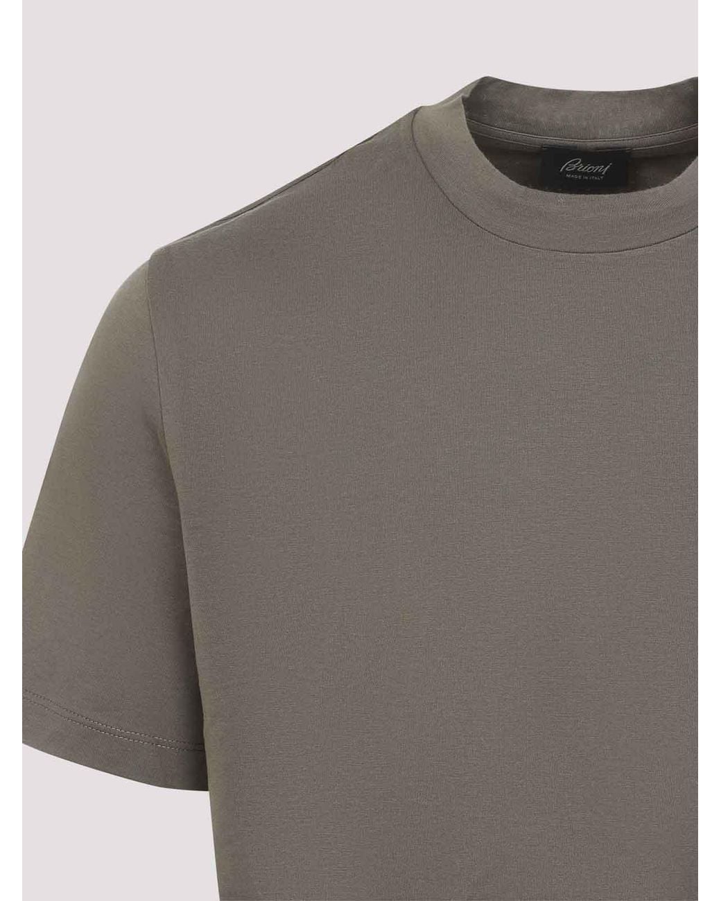 Brioni Gray T-Shirt for men