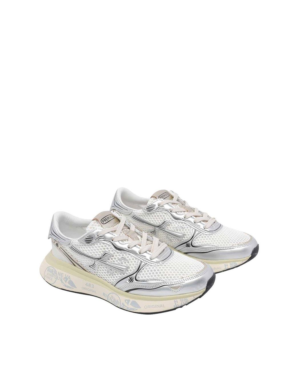 Premiata White Lauryn Sneakers
