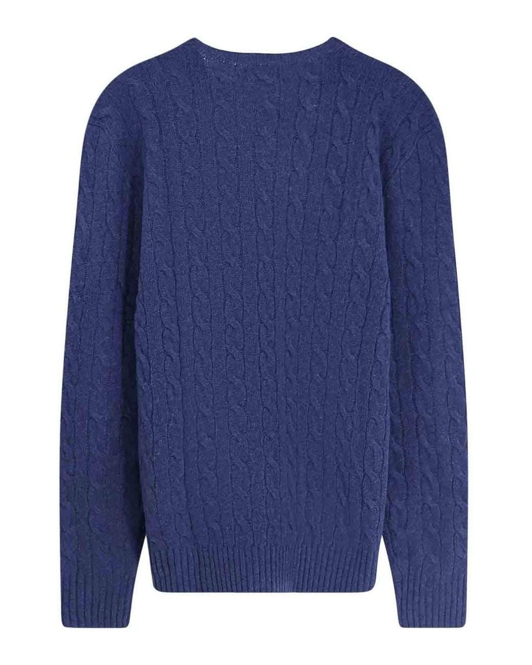 Polo Ralph Lauren Blue Wool And Cashmere Blend Sweater for men