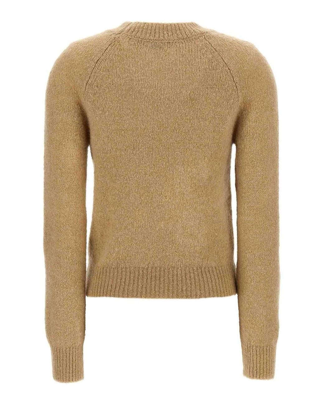 Pull Col Rond Dries Van Noten en coloris Natural