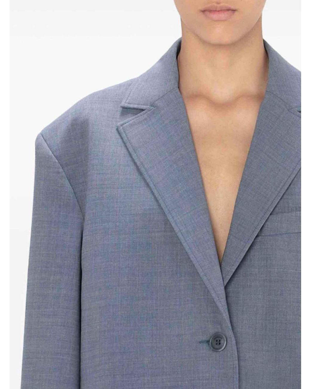 J.W. Anderson Blue Single-Breasted Jacket