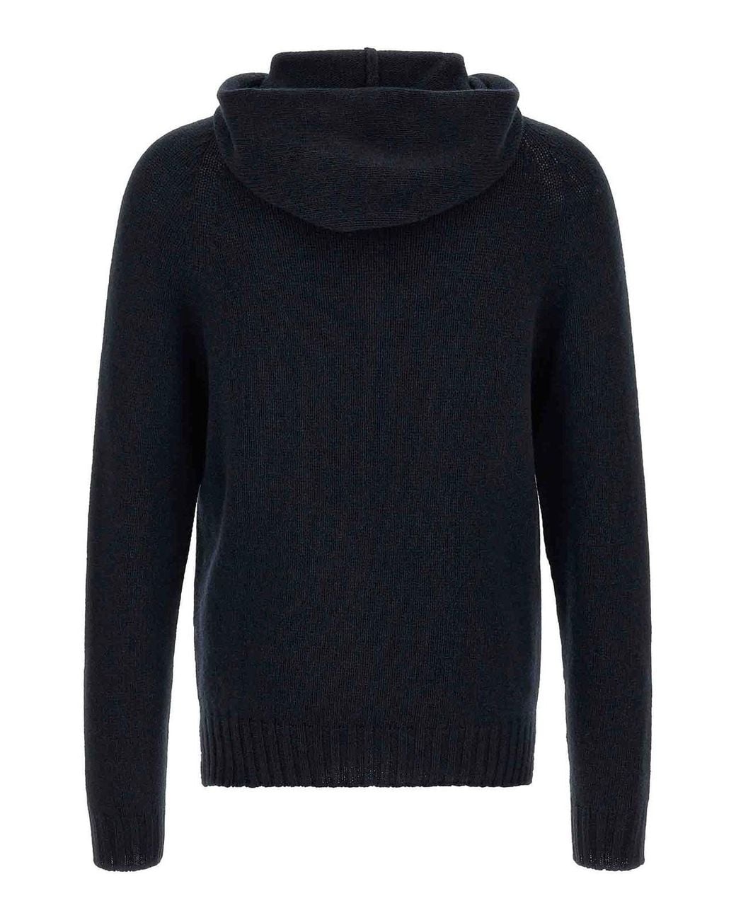 Ma'ry'ya Blue Hooded Sweater for men