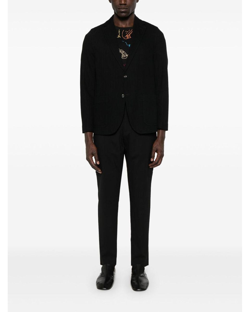 Circolo 1901 Black Cotton Single-Breasted Jacket for men