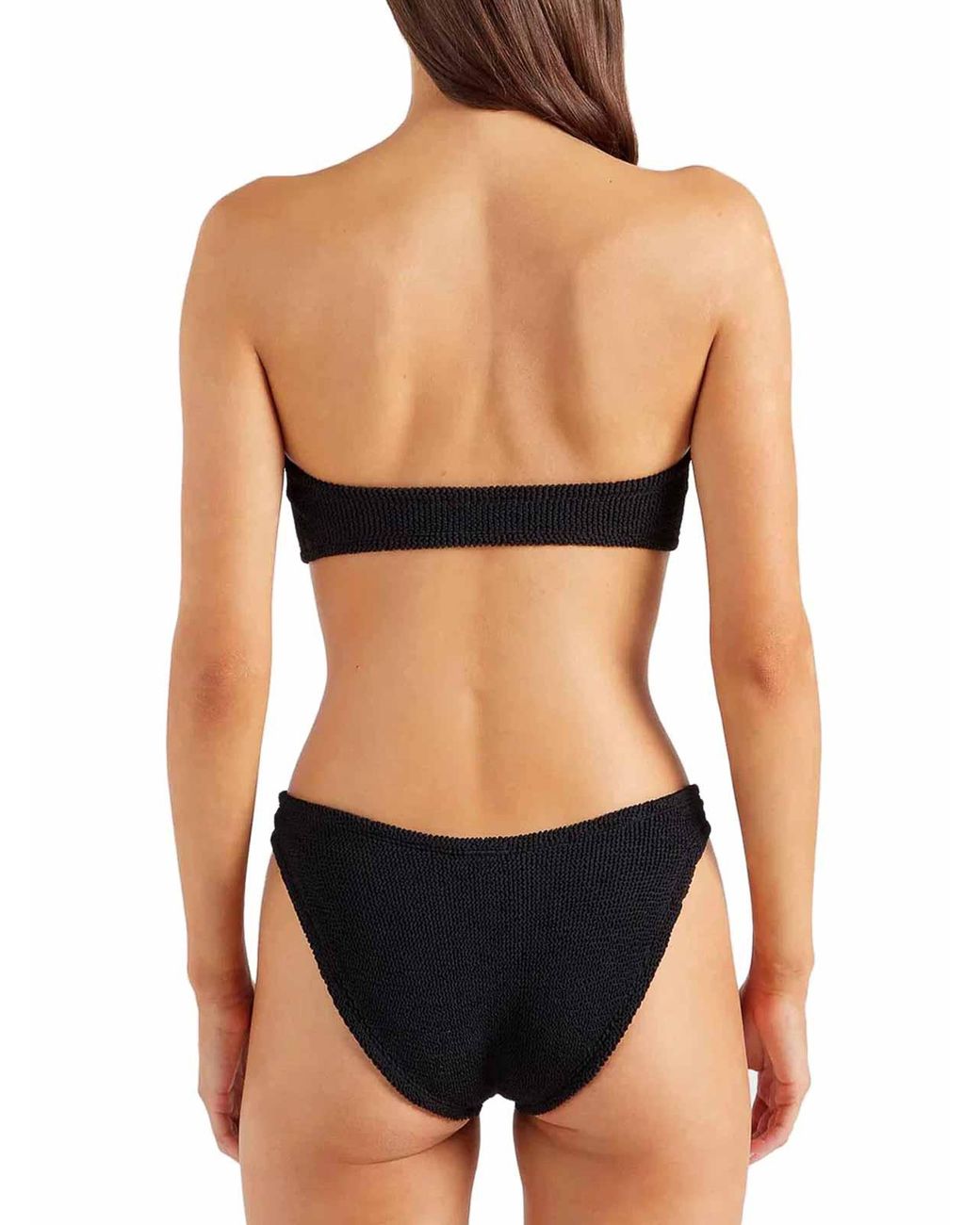 Hunza G Black Jean Bikini Bubblegum