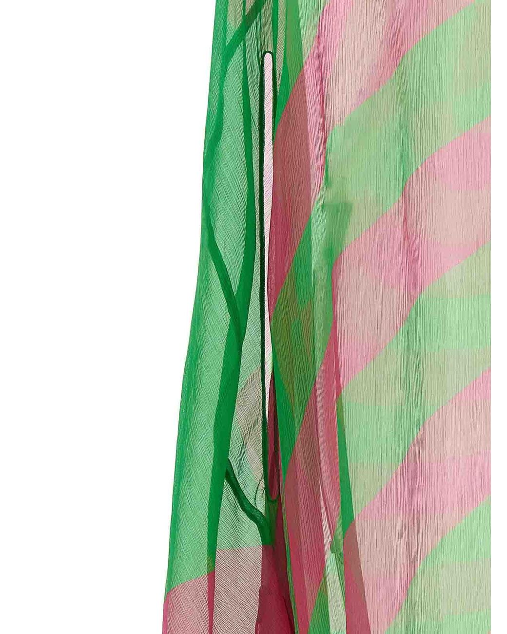 Dries Van Noten Green Ducy' Dress