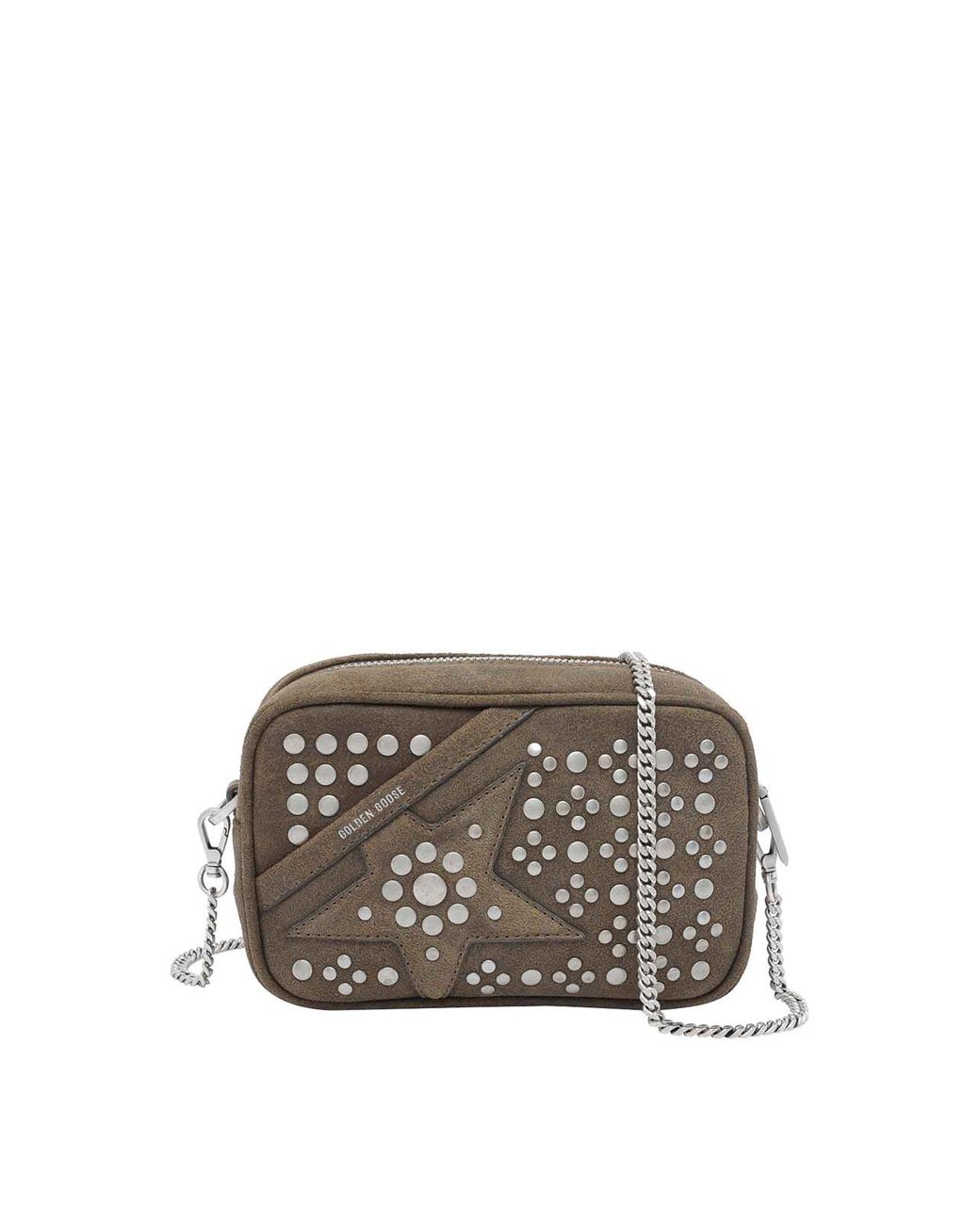 Golden Goose Deluxe Brand Gray Mini Star Crossbody Bag