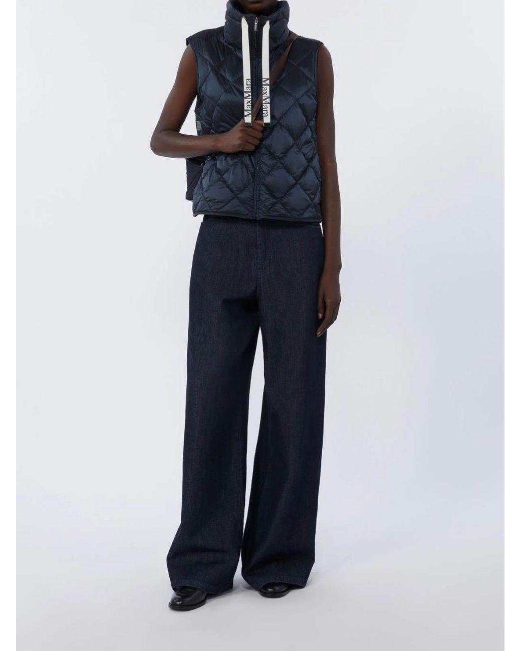 Max Mara Black Padded Vest