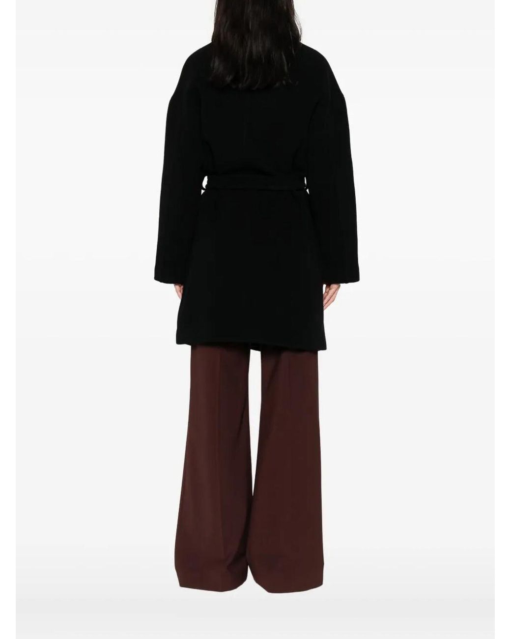 Pinko Black 'Chipster' Coat