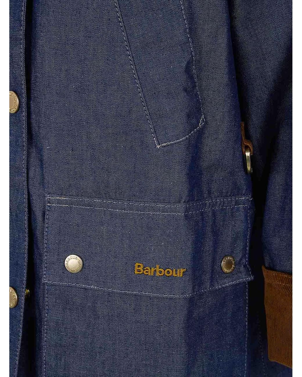 Barbour Blue Asker Casual Jacket