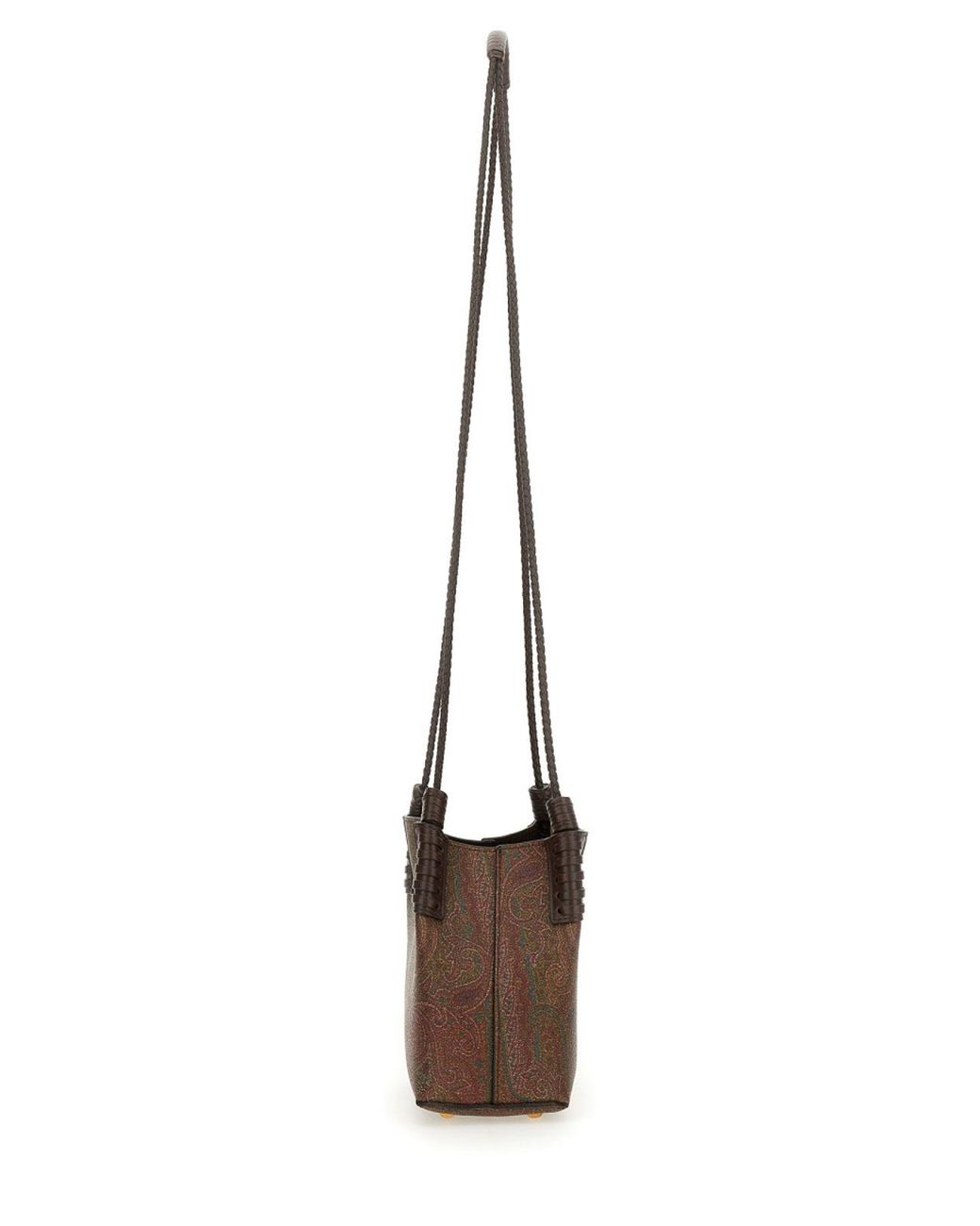 Etro Brown Libra Arnica Mini Shopping Bag