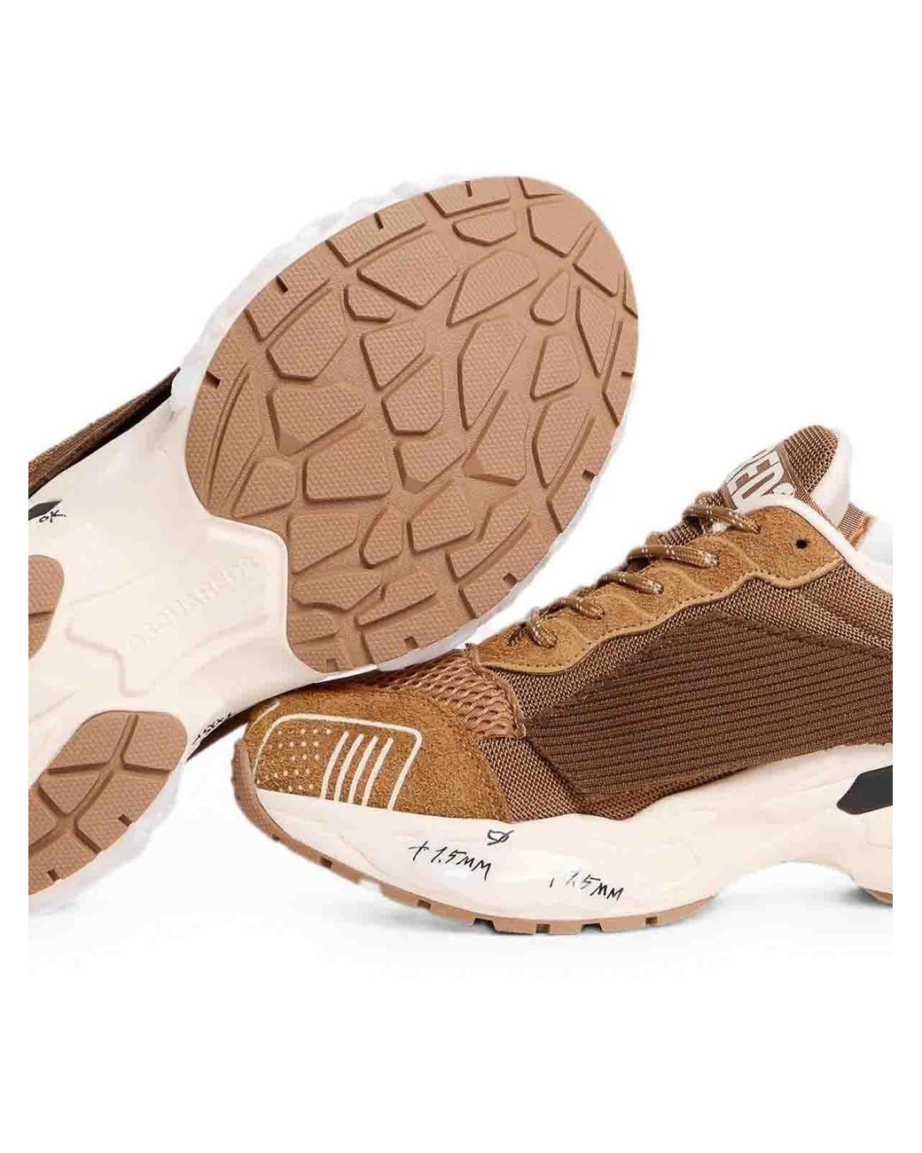 DSquared² Brown Faster Sneakers for men