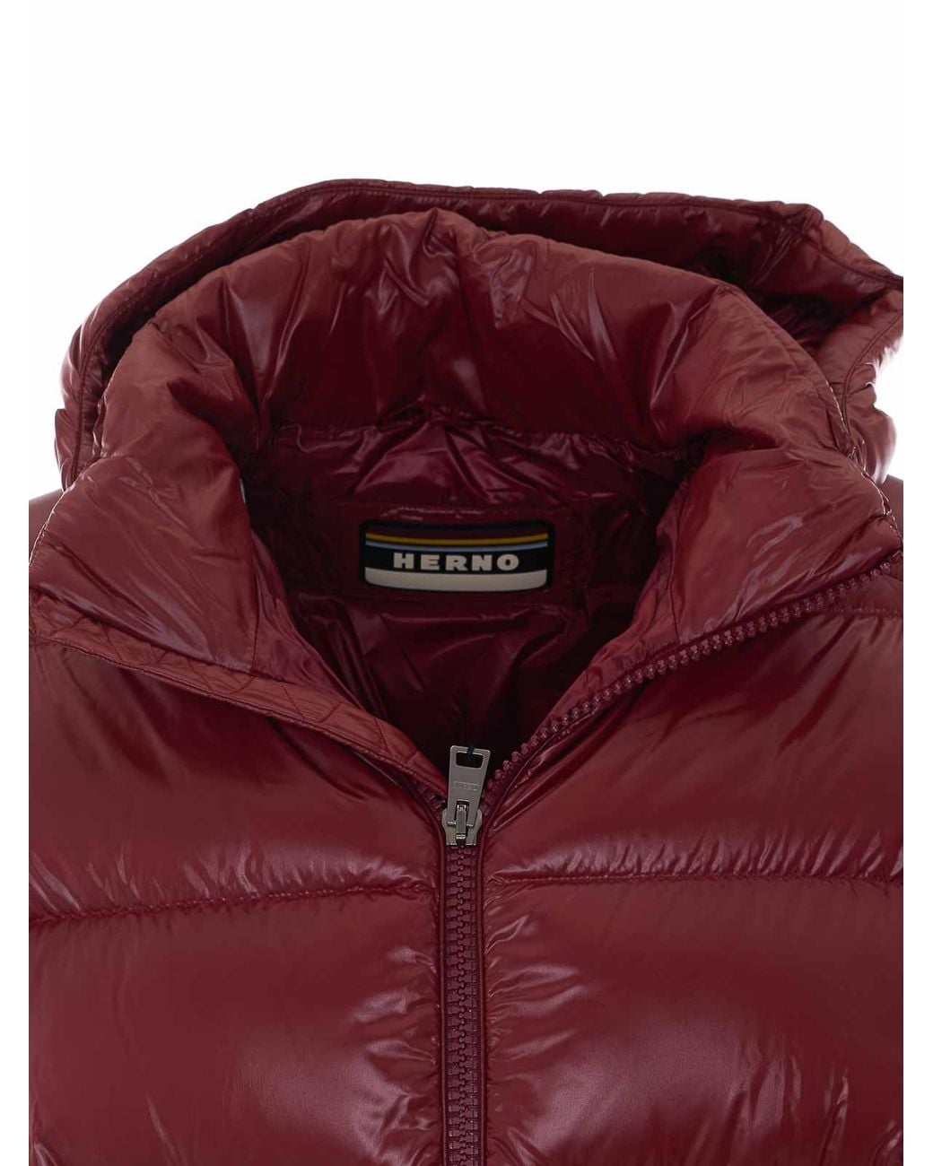 Herno Red Down Jacket for men