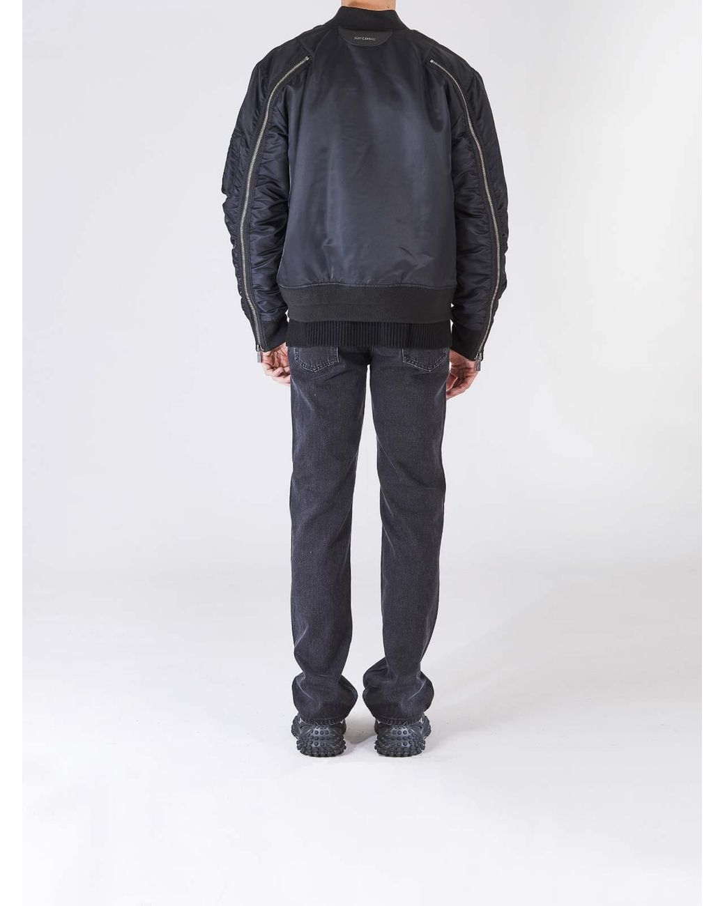 Just Cavalli Blue Bomber Monogramma for men