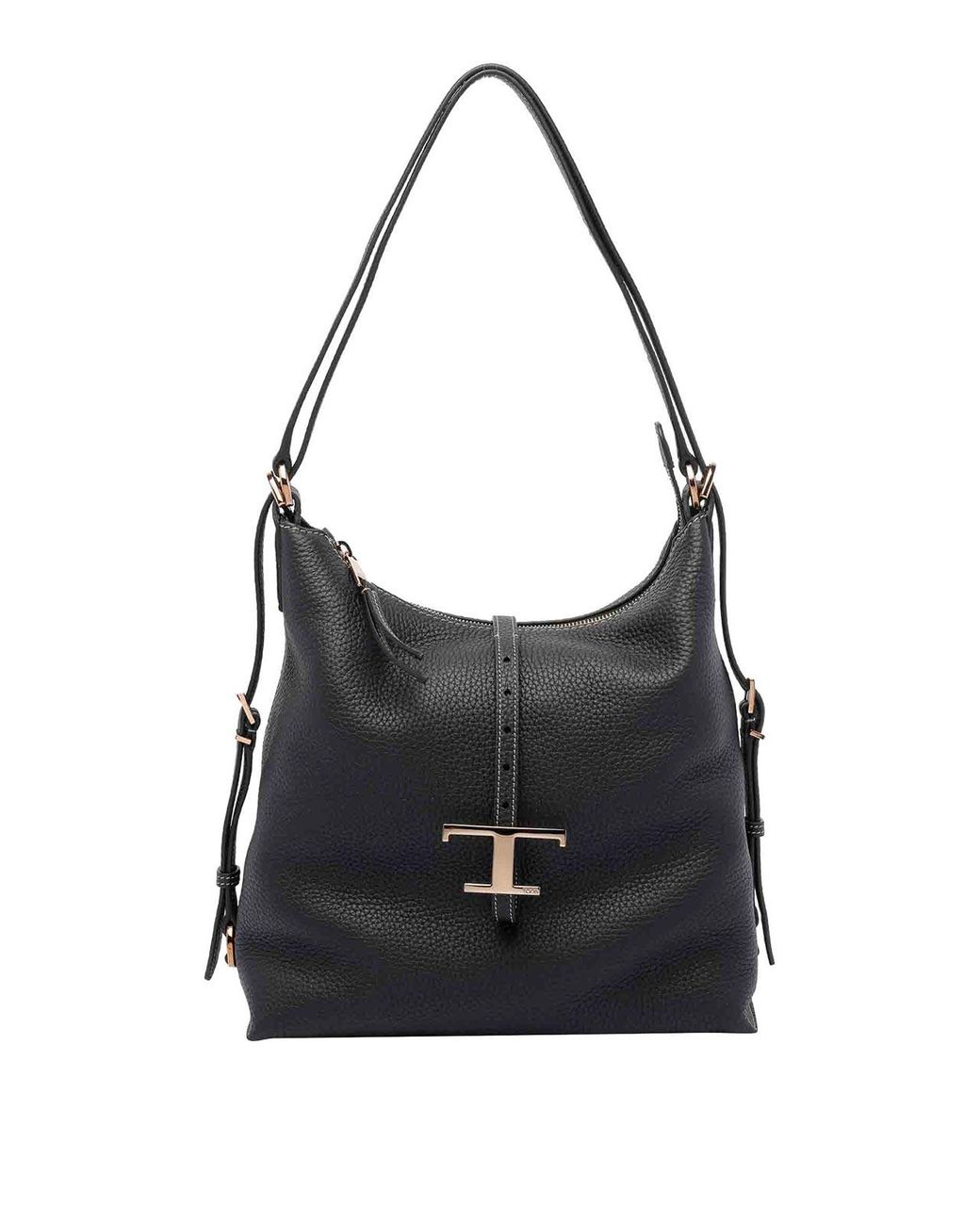 Tod's Black T Timeless Shoulder Bag