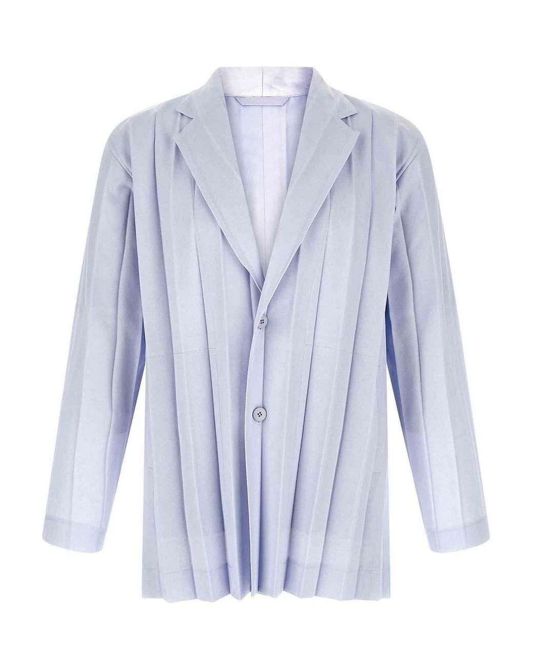 Homme Plissé Issey Miyake Blue Edge Ensemble Blazer for men