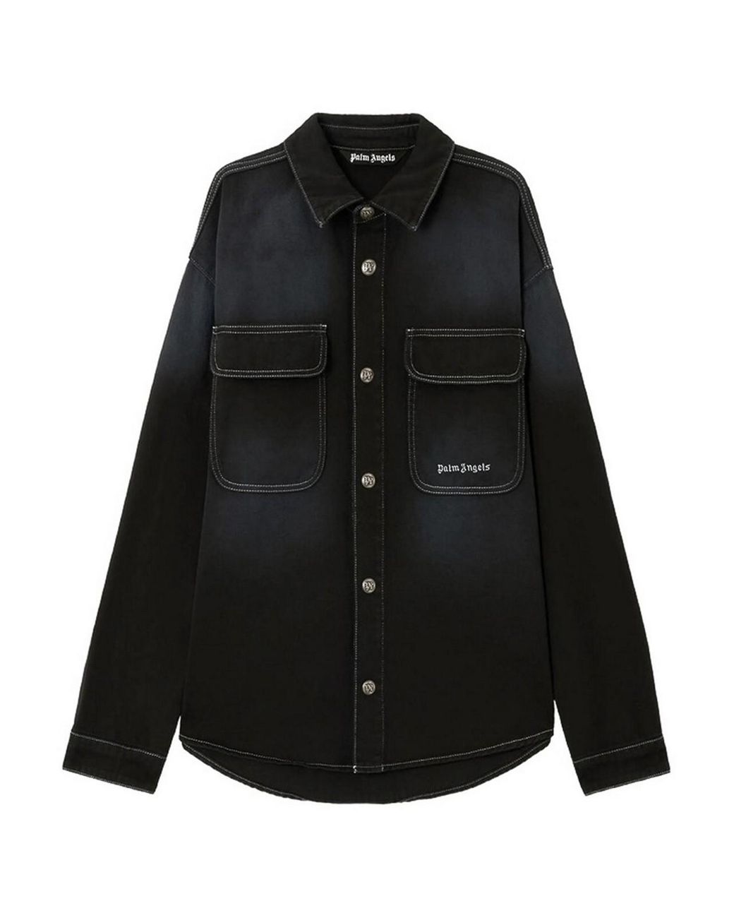 Palm Angels Black Shirt for men