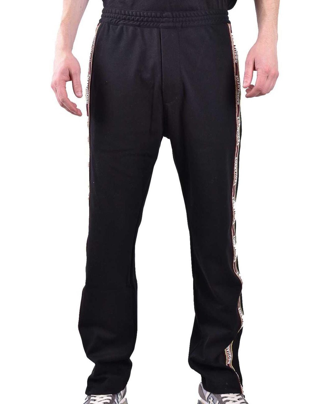 DSquared² Black Track Pants for men