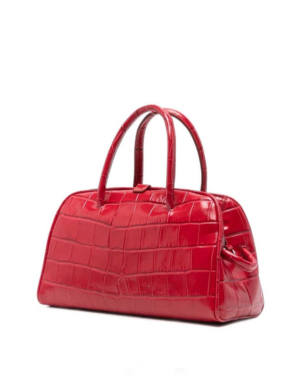 Jacquemus Red Le Petit Turismo Leather Handbag