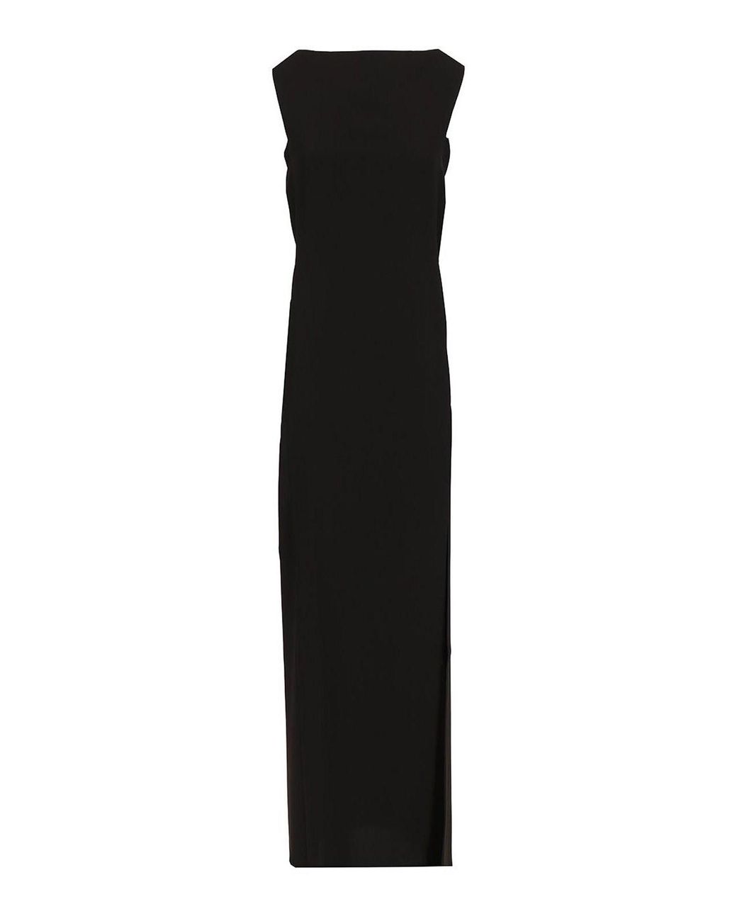 Max Mara Black Long Cady Dress