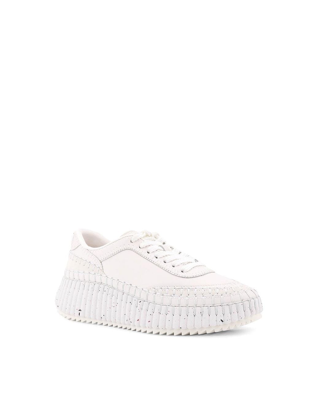 Chloé White Nama Low-Top Low-Top Sneakers