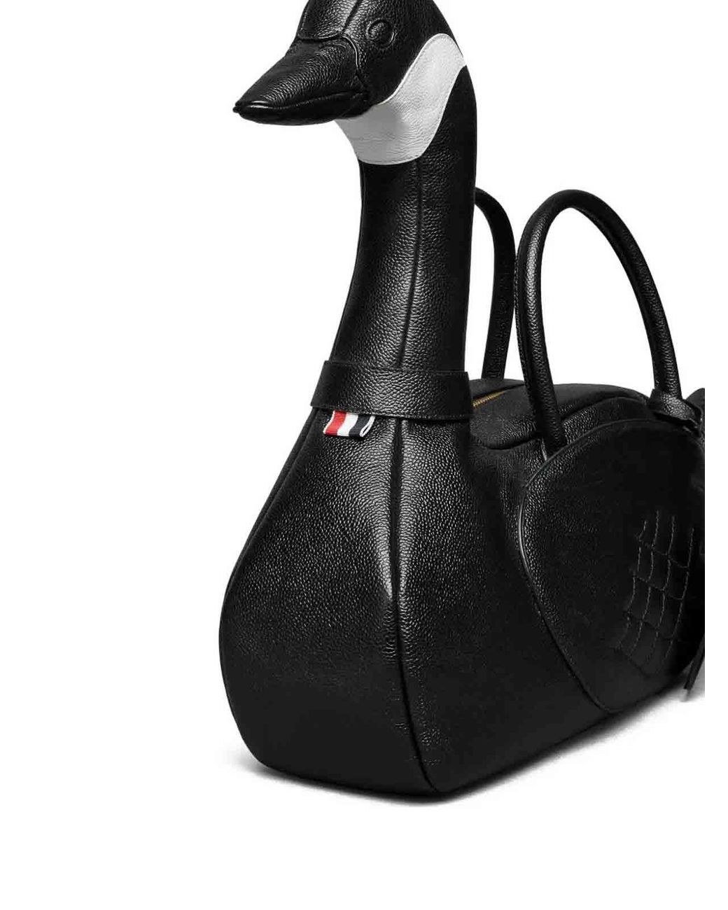 Thom Browne Black Goose Bag for men