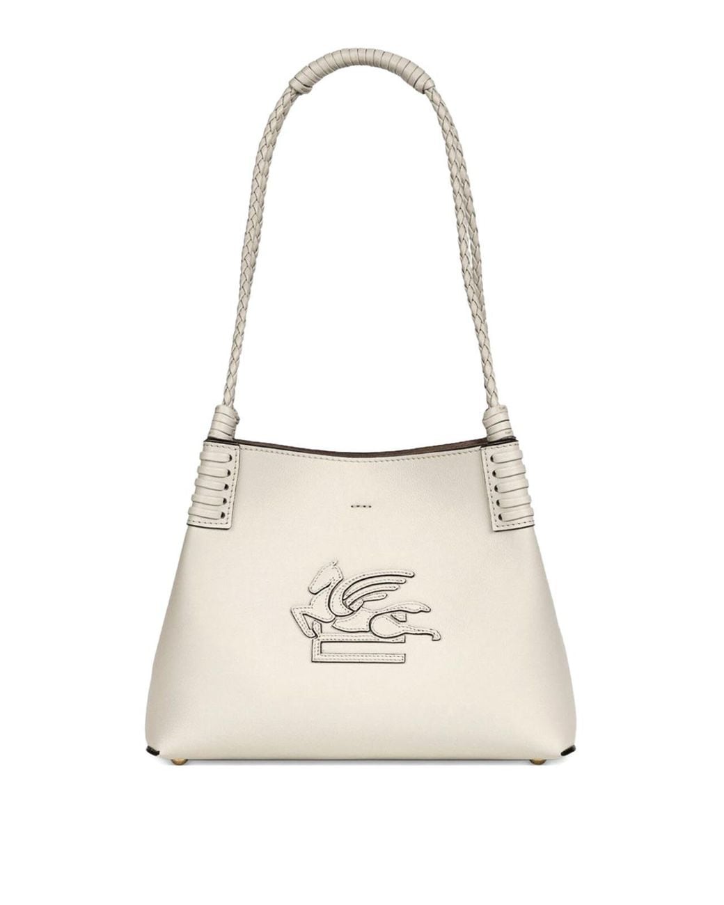 Etro White Shopping Bag Small