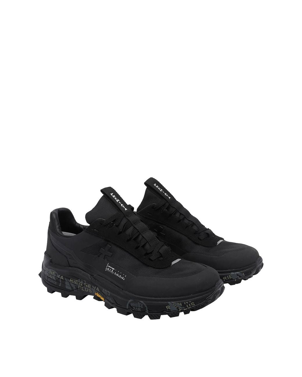 Premiata Black Devin Sneakers for men