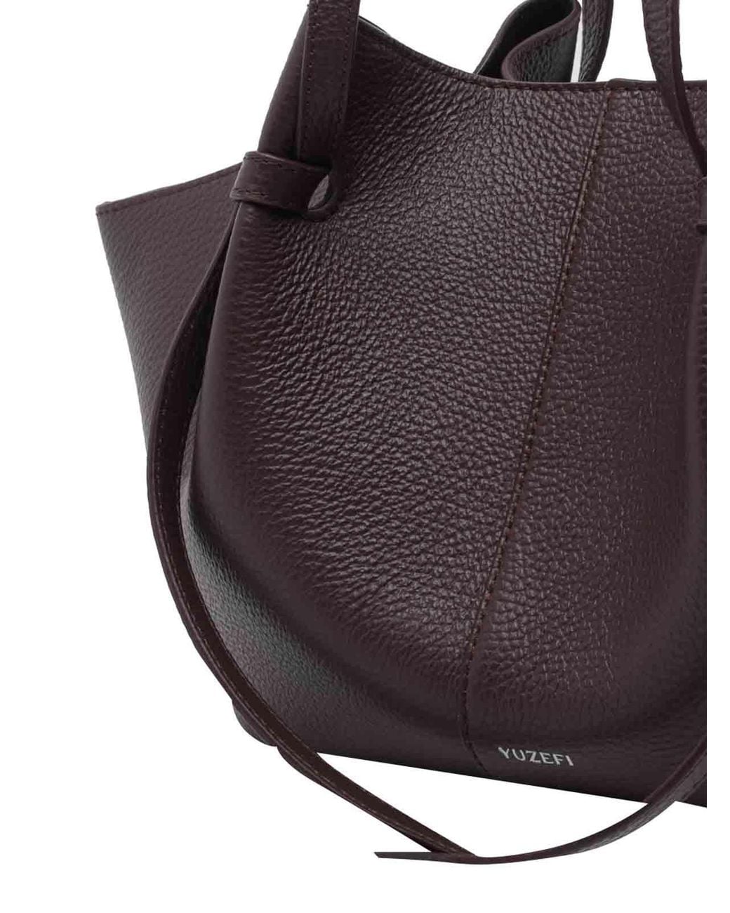 Yuzefi Brown Mochi Shoulder Bag