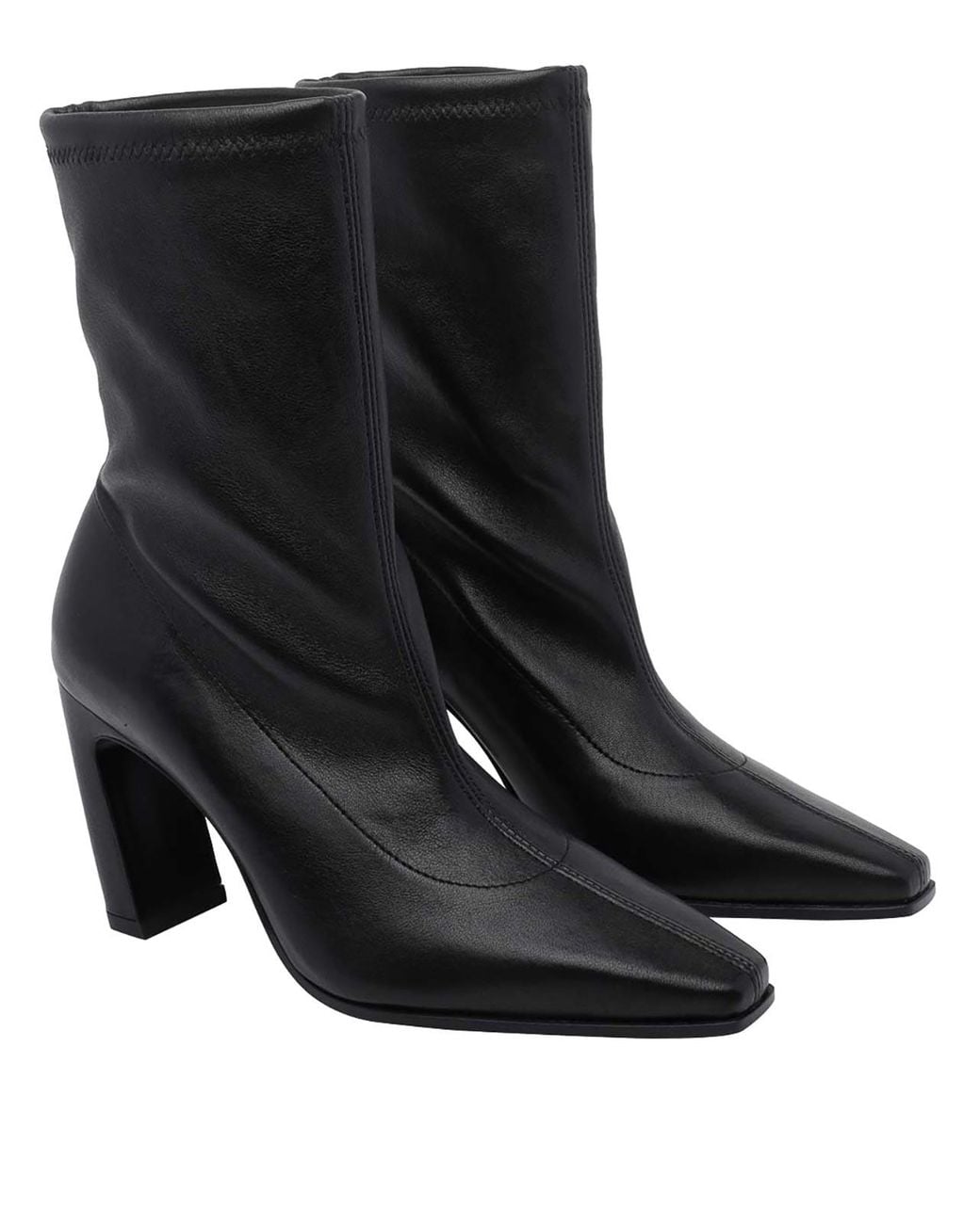 Stuart Weitzman Black Stassi Stretch Pump Booties