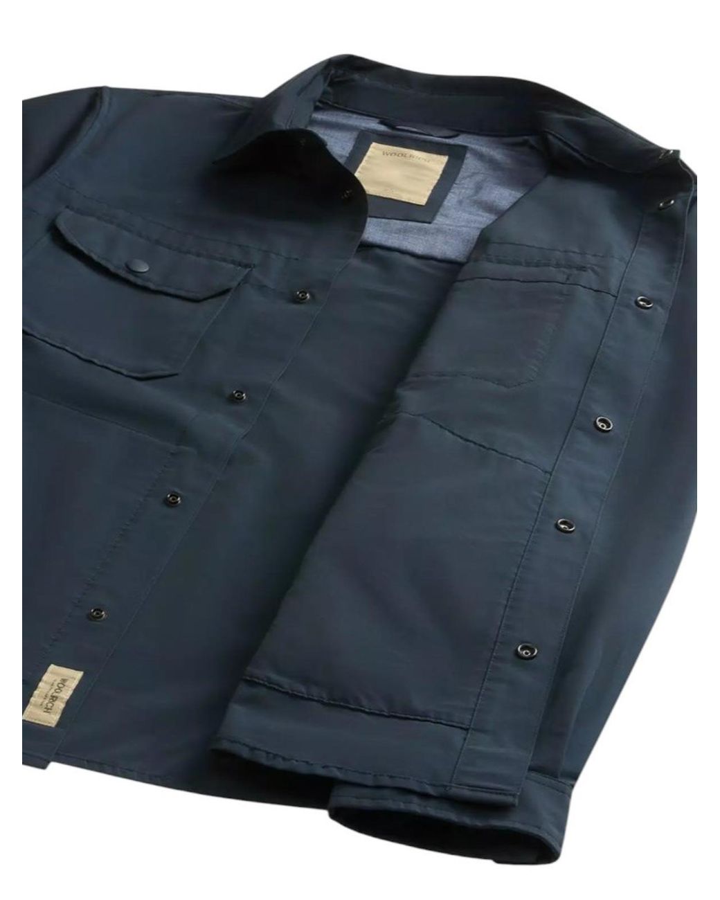 Woolrich Blue Overshirt for men