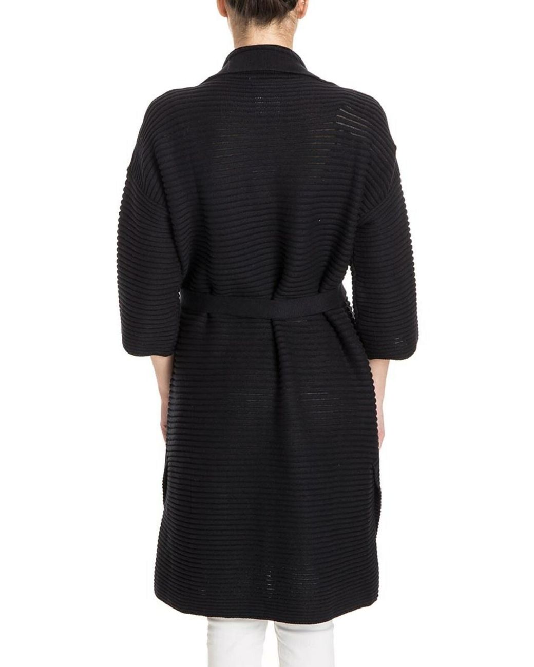 Cardigan Fuzzi en coloris Black