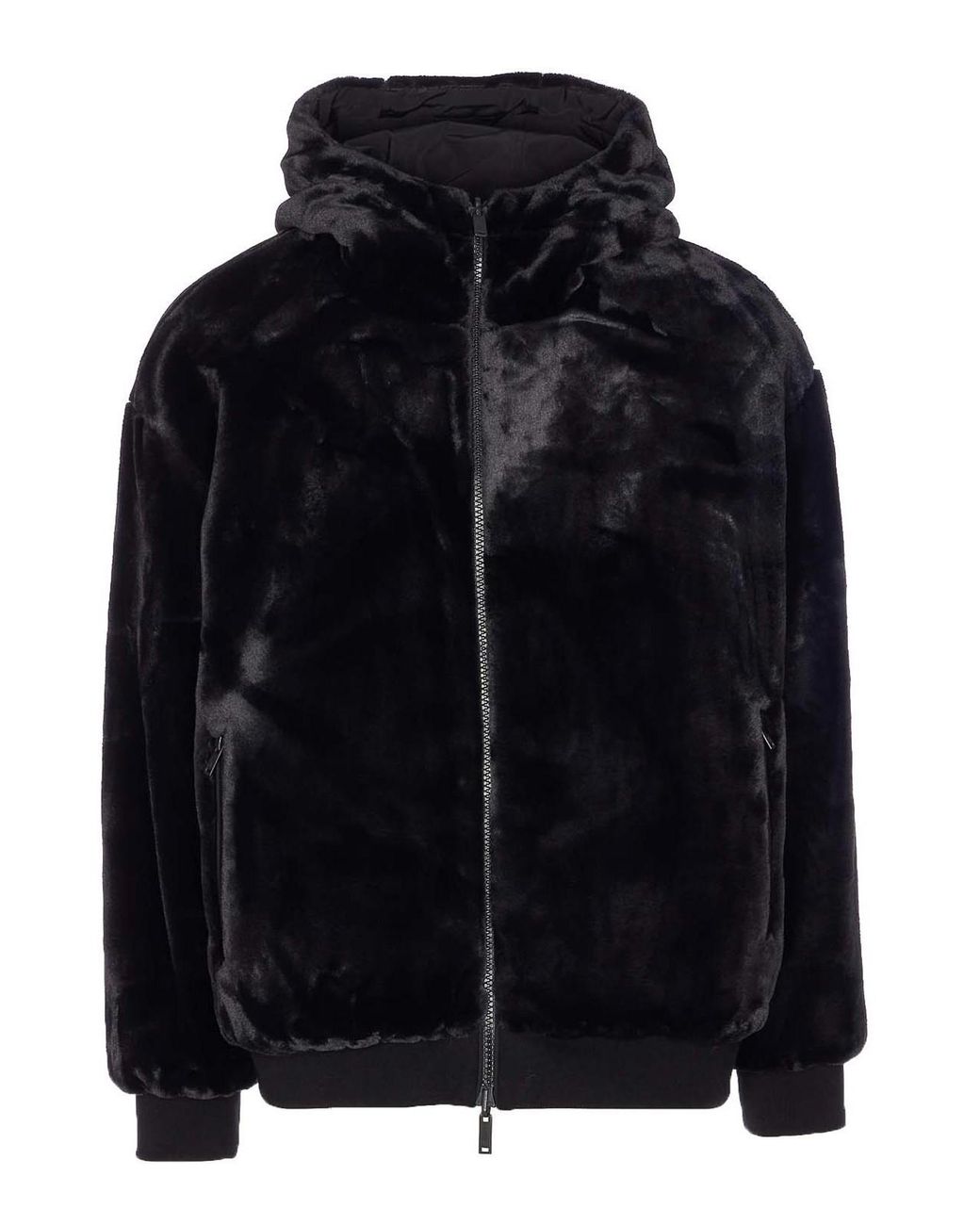 Moose Knuckles Blue Roland Reversible Bunny Jacket for men