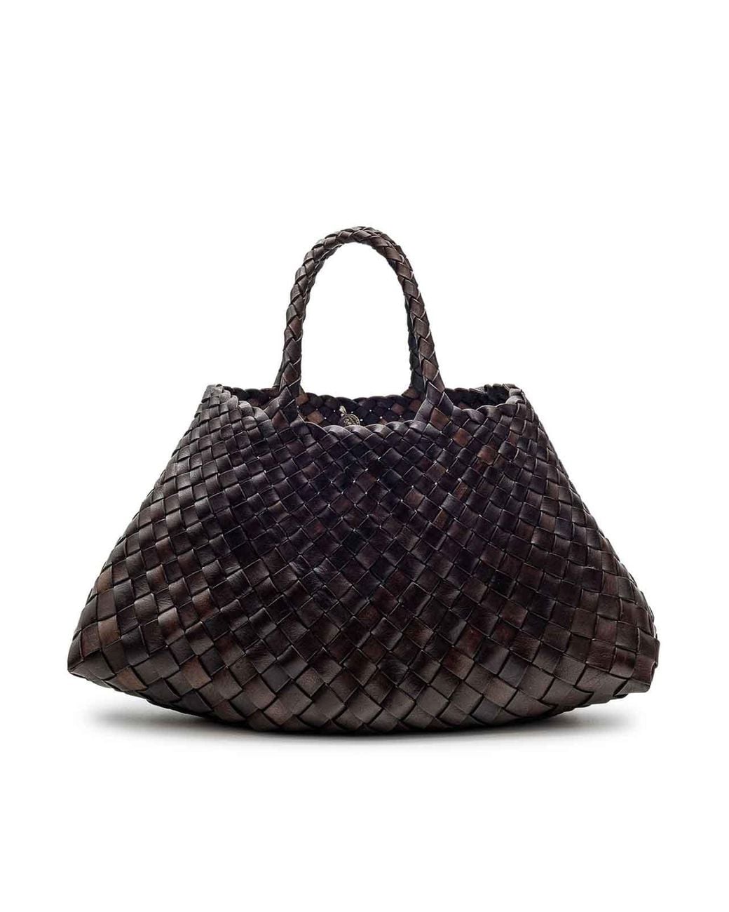 Dragon Diffusion Black Santa Croce Small Leather Bag